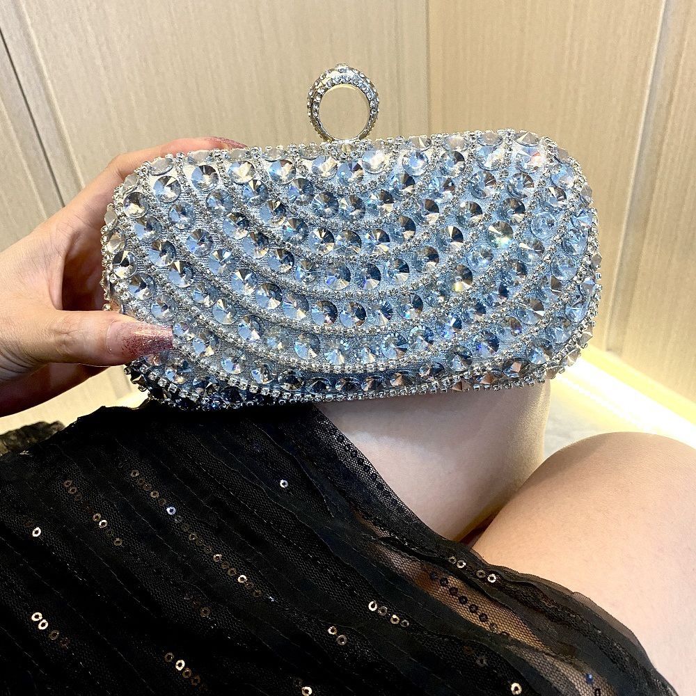 Clutch Prata Diamonds