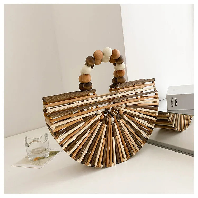 Bolsa Bambu Vazada Tropical