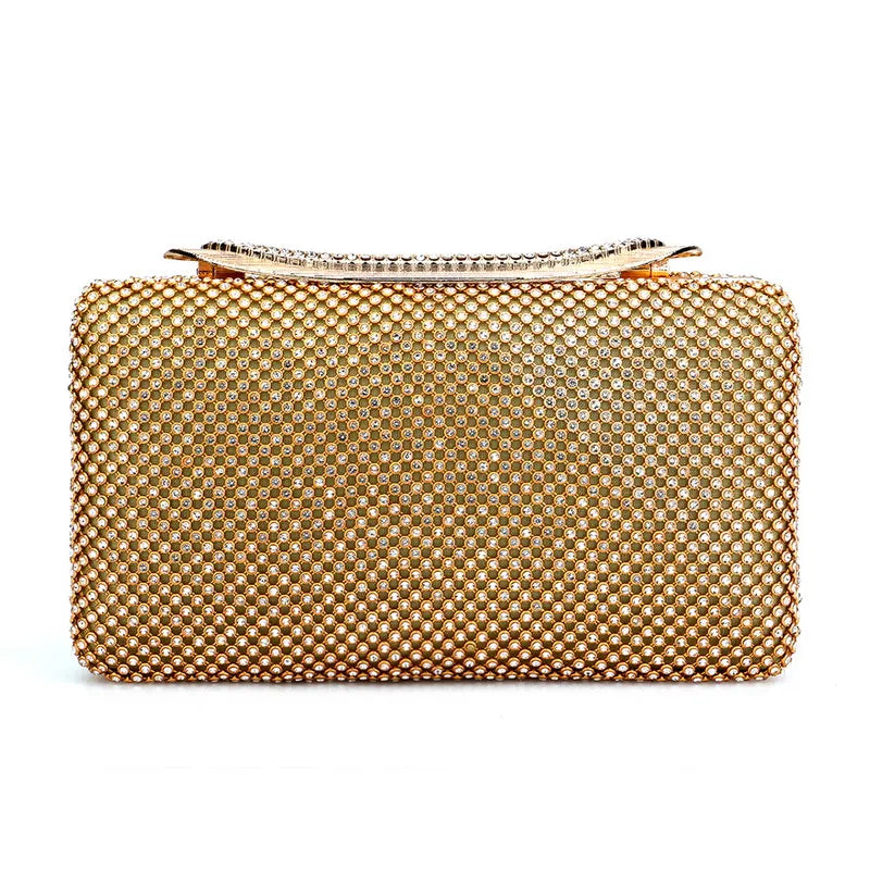 Bolsa de Festa Clutch Dourada