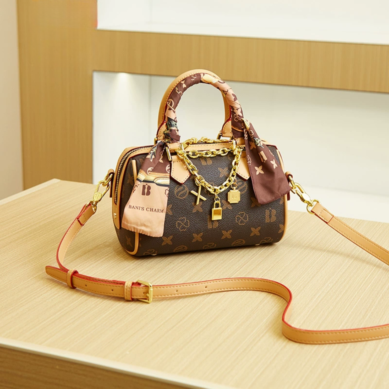 Bolsa Feminina Couro Genuíno Nantes