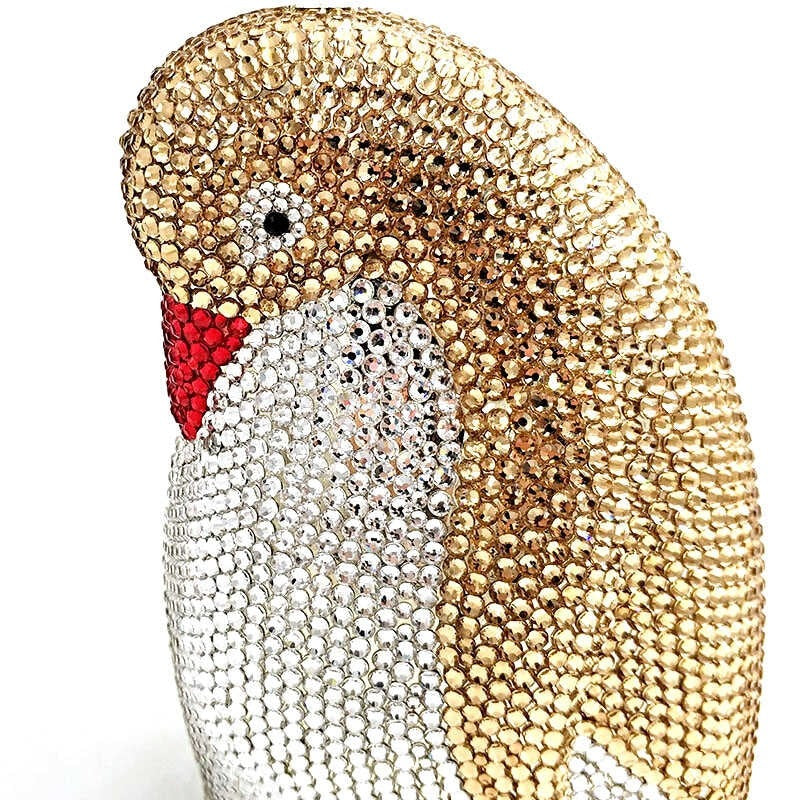 Clutch Metal Pinguim Cristal