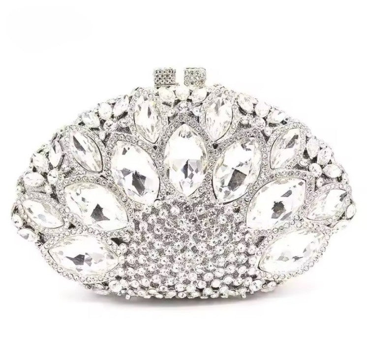 Clutch Metal Cristal Santorini