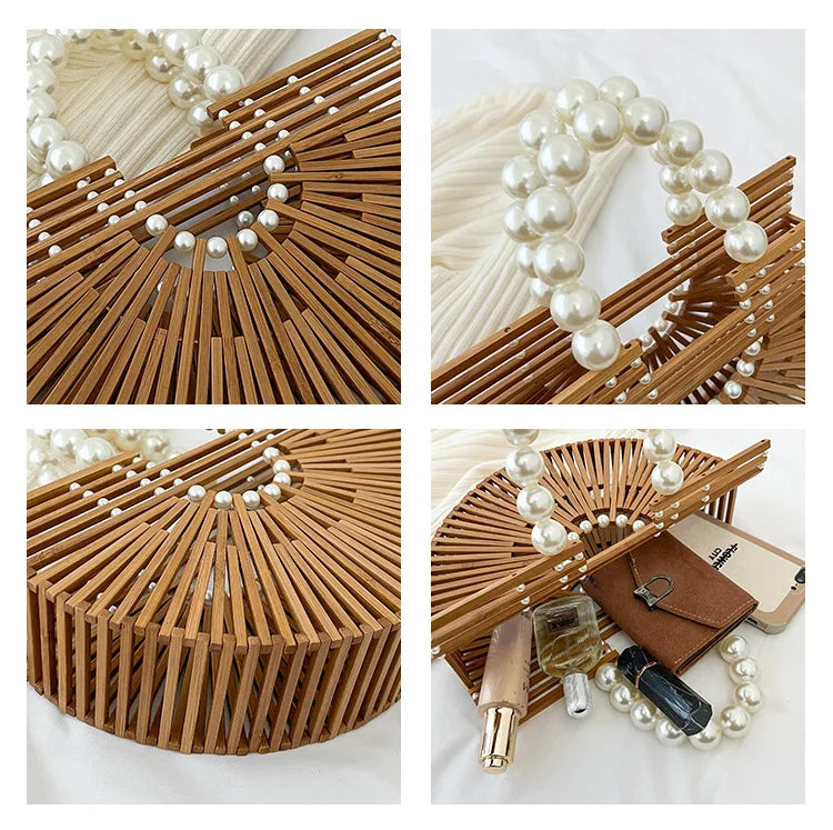 Bolsa Bambu Vazada Tropical