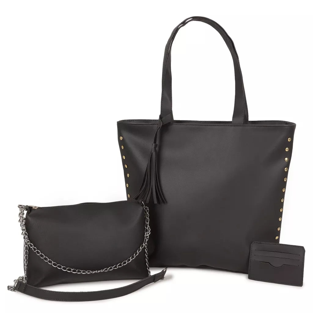 Kit Bolsa Feminina Transversal 3 Peças