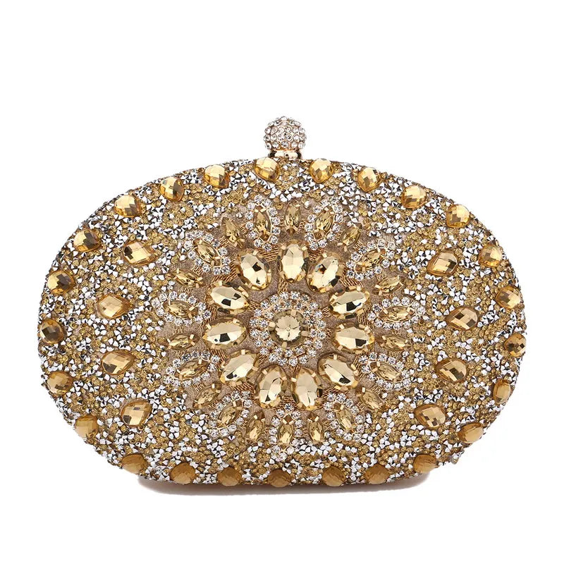 Bolsa de Festa Clutch Dourada
