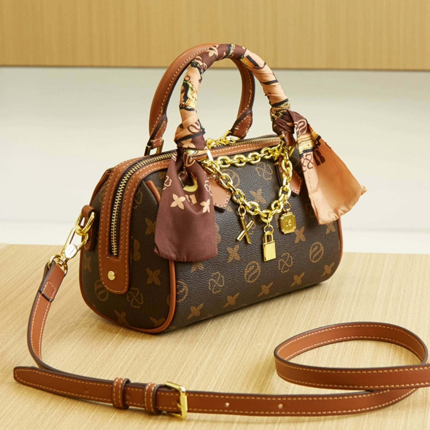 Bolsa Feminina Couro Genuíno Nantes