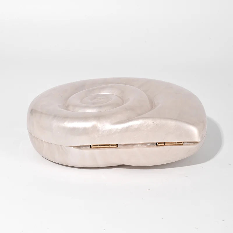Bolsa Clutch Caracol Perla