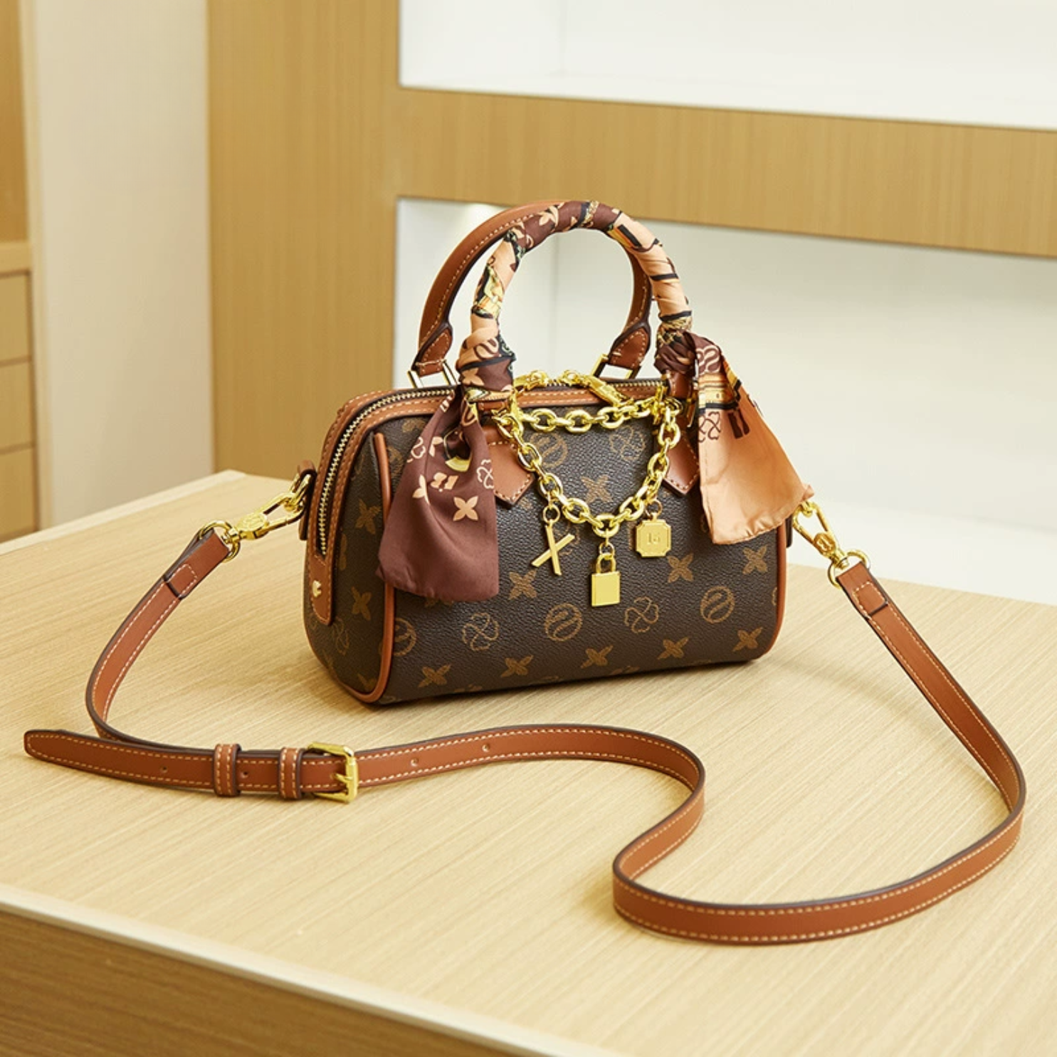 Bolsa Feminina Couro Genuíno Nantes