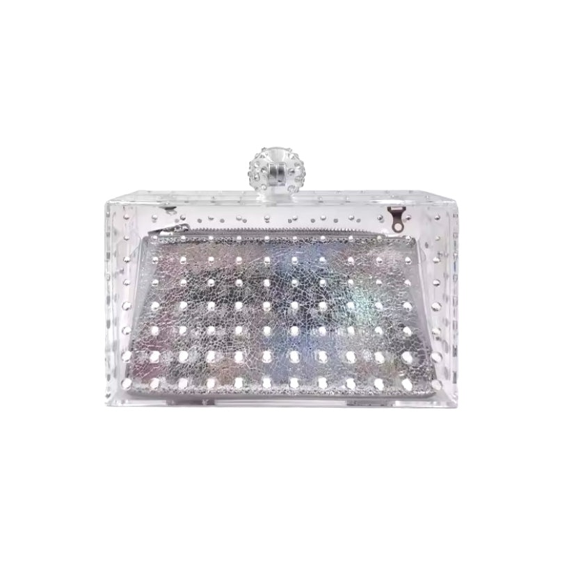 Clutch Cristal Aquazzura Tequila