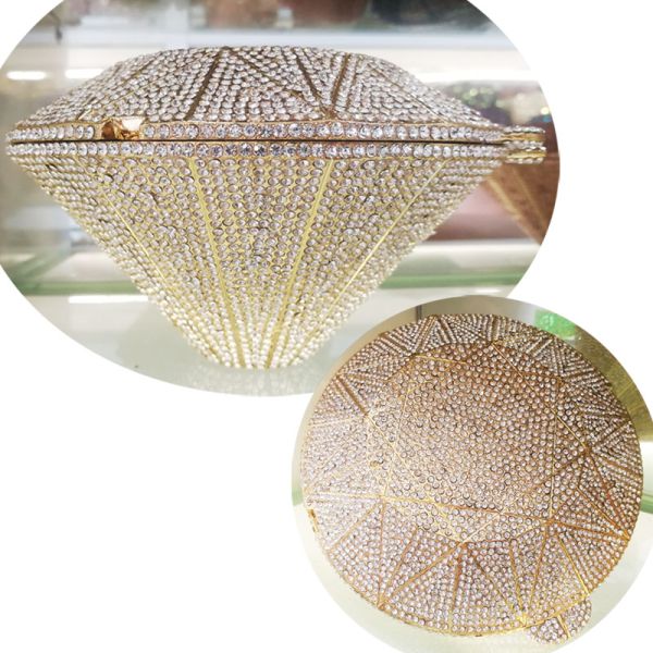 Bolsa Clutch Luxury Diamond