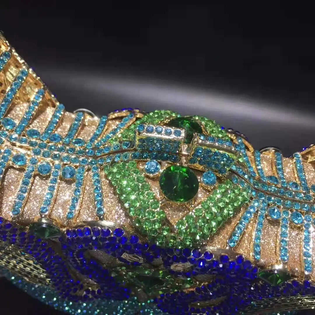 Bolsa feminina de embreagem prateada lantejoulas, bolsa nupcial, festa de casamento, embreagens metálicas, bolsa azul, lantejoulas, diamante, Minaudiere, noite