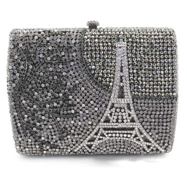 Xiyuan mulheres cristais noite sacos de embreagem festa cocktail strass minaudiere bolsas gemas dia garras casamento sacos ombro