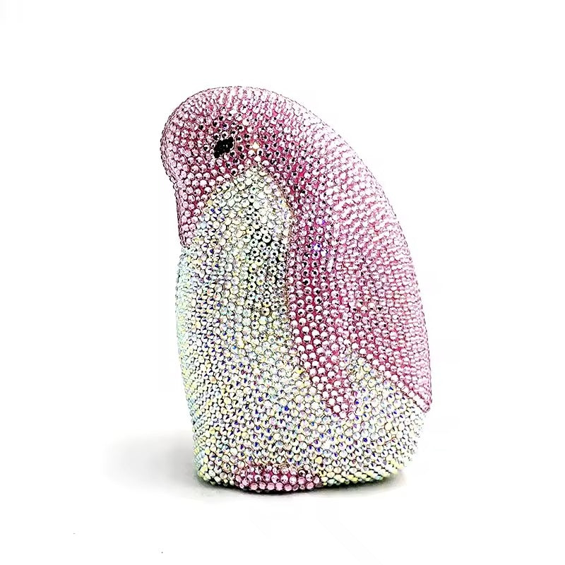 Clutch Metal Pinguim Cristal