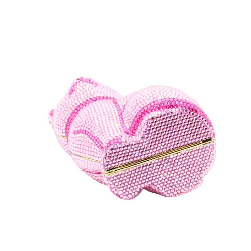 Clutch Cristal Gatinho