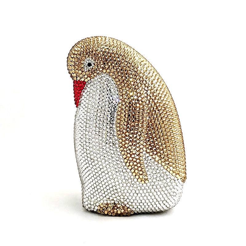 Clutch Metal Pinguim Cristal