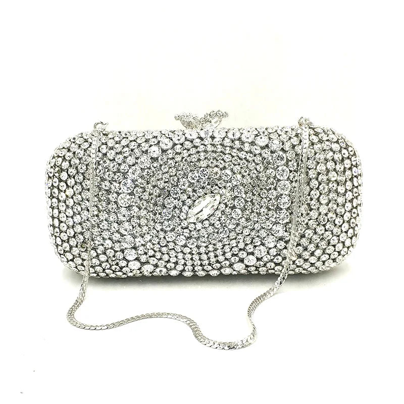 Clutch Cristal Brígida Prata