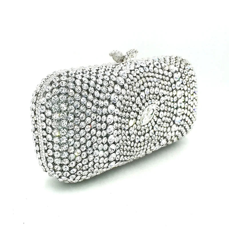 Clutch Cristal Brígida Prata