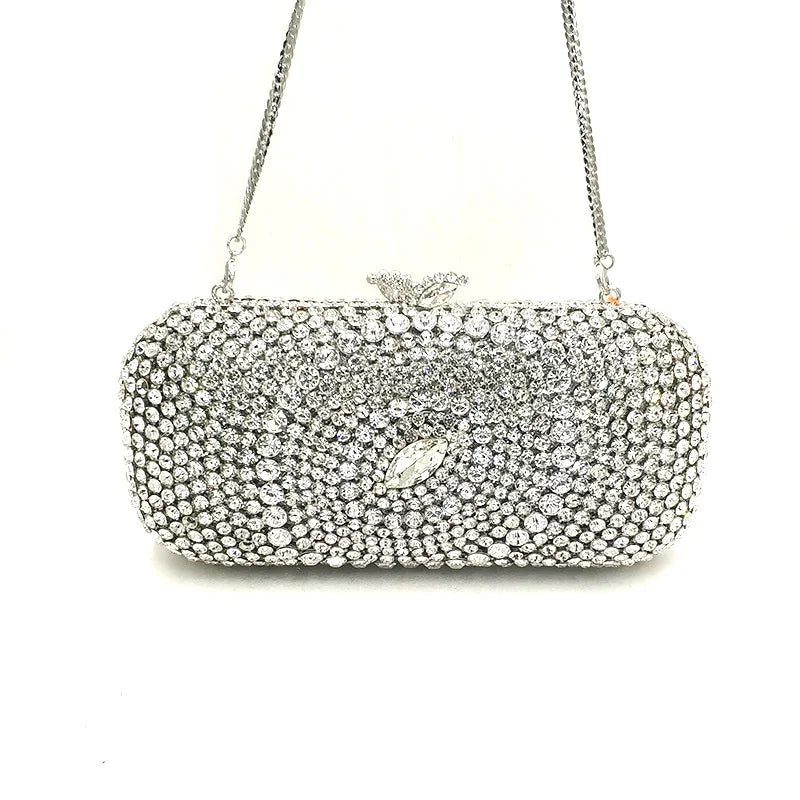 Clutch Cristal Brígida Prata