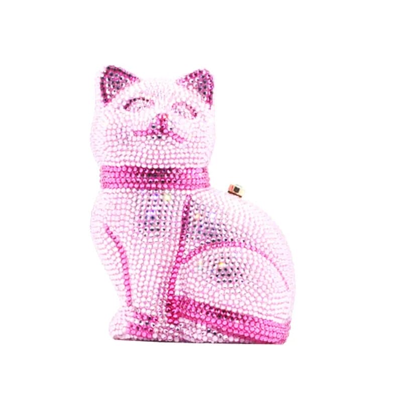 Clutch Cristal Gatinho