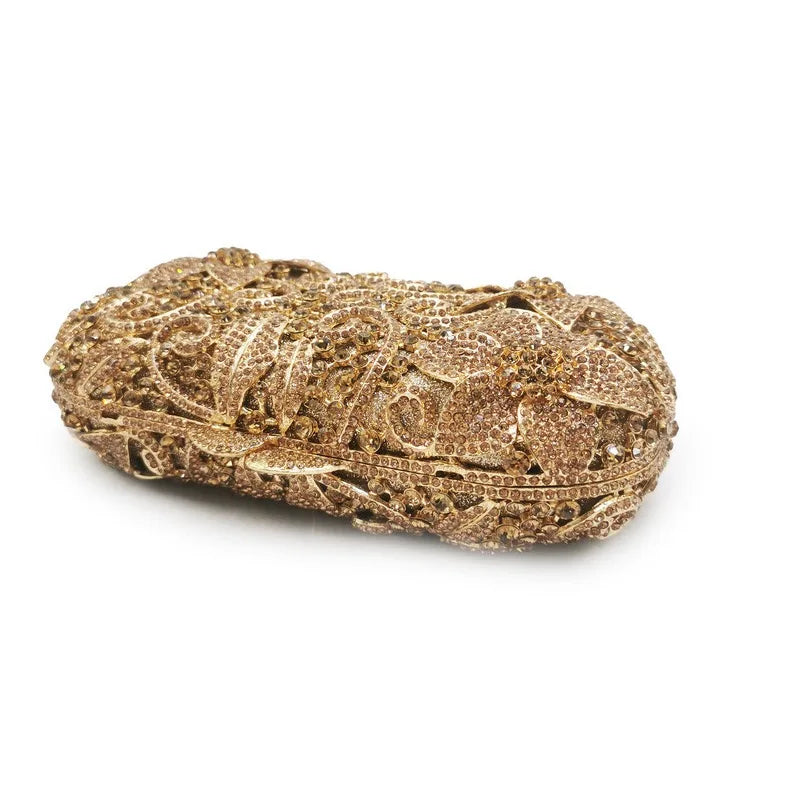 Flor diamante noite sacos de embreagem 4 cores cristal feminino celular bolsas casamento senhora strass dinheiro bolso caso