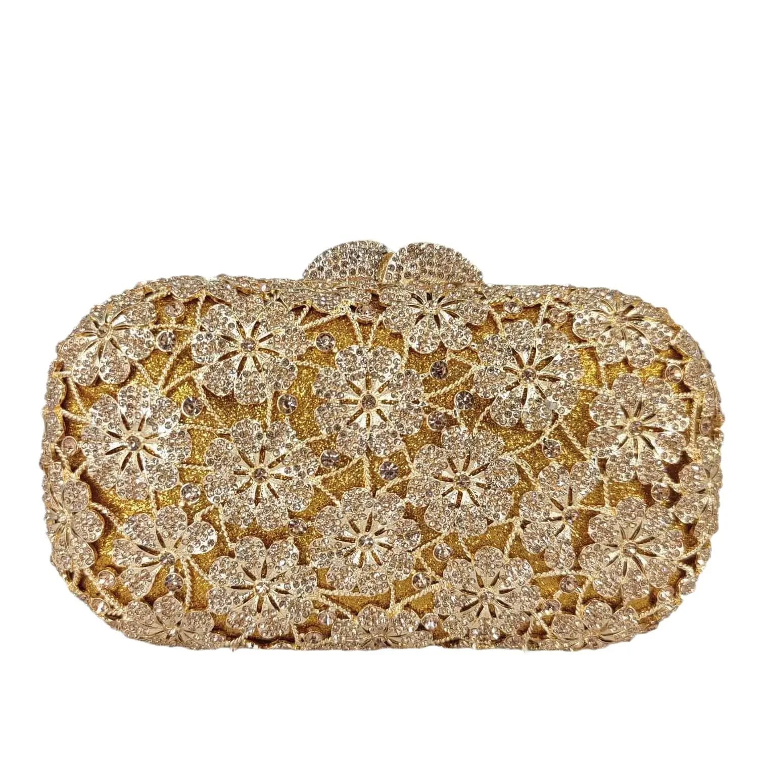 Boutique de fgg flor cristal bolsas de embreagem para mulheres elegantes, sacos de noite de strass floral, bolsa dura minaudiere