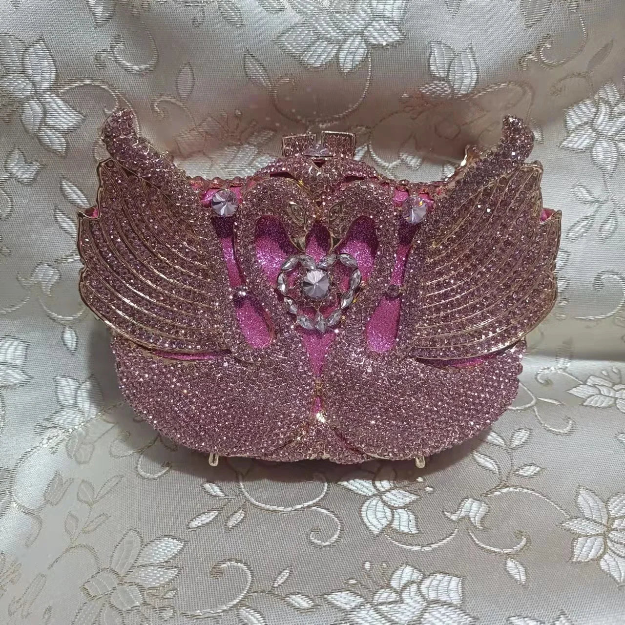 Bolsa feminina de embreagem prateada lantejoulas, bolsa nupcial, festa de casamento, embreagens metálicas, bolsa azul, lantejoulas, diamante, Minaudiere, noite