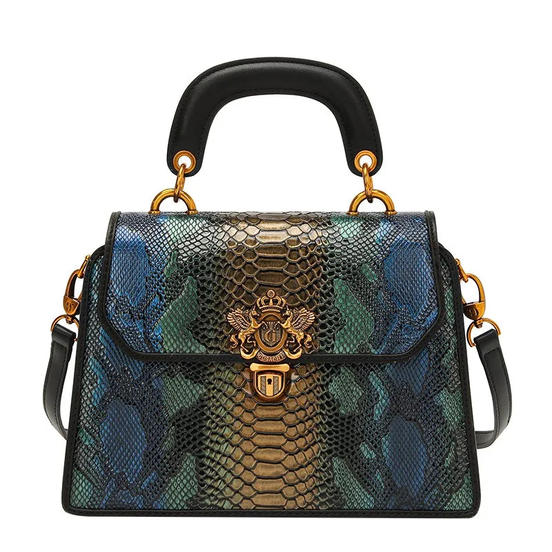 Bolsa tiracolo de cor contrastante feminina, de alta qualidade, marca de luxo, designer de luz, nova, primavera, verão, 2022