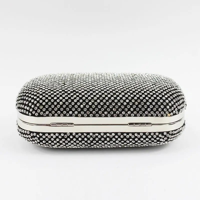 Bolsa de Mão Charm Moon G65 para Mulheres, Clutch de Noite com Diamantes Embutidos, Bolsa de Telefone Móvel Faion, Novo Est...