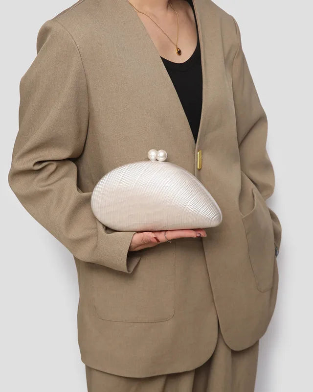 Bolsa de mão acrílica para mulheres, bolsa de jantar de casamento, bolsa crossbody de ombro único com alça de corrente, bolsa compacta elegante