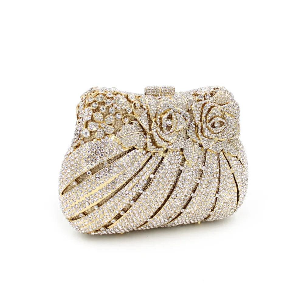 Clutch Cristal Floral