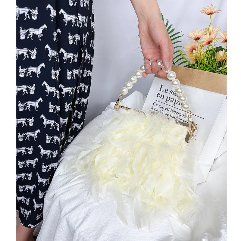 Bolsas de luxo para mulheres, bolsa de embreagem noturna, bolsa de ombro, corrente de pérolas, bolsa de casamento designer 12 cores