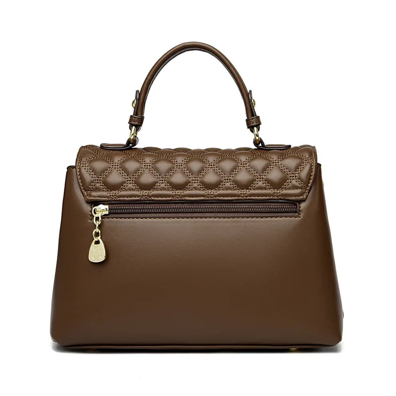 Designer de luxo multi camadas bolsa feminina 2024 na moda alta qualidade couro macio saco do mensageiro das mulheres ombro crossbody saco