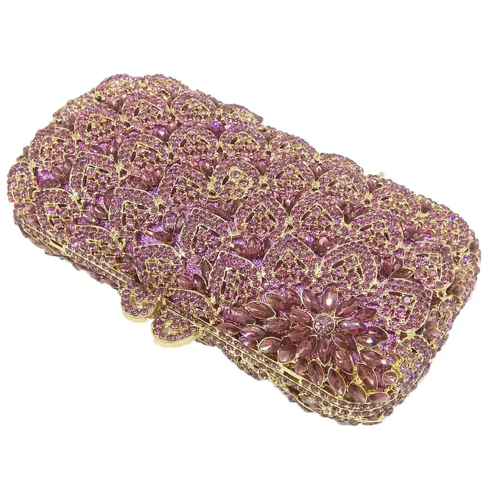 Boutique de fgg prata flor embreagem feminina cristal bolsas noite nupcial casamento strass minaudiere saco formal sacos festa