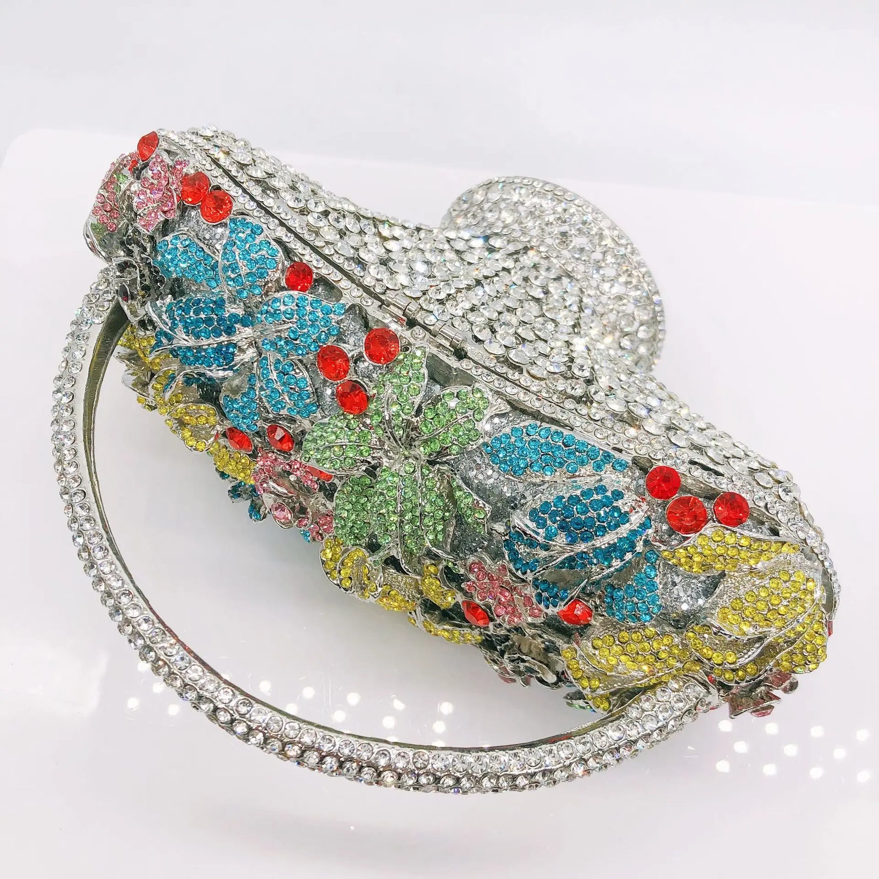 Xiyuan cristal grande casamento noite embreagens diamante alça superior presente bolsa senhora alça longa bolsas pedras bolsa de embreagem festa
