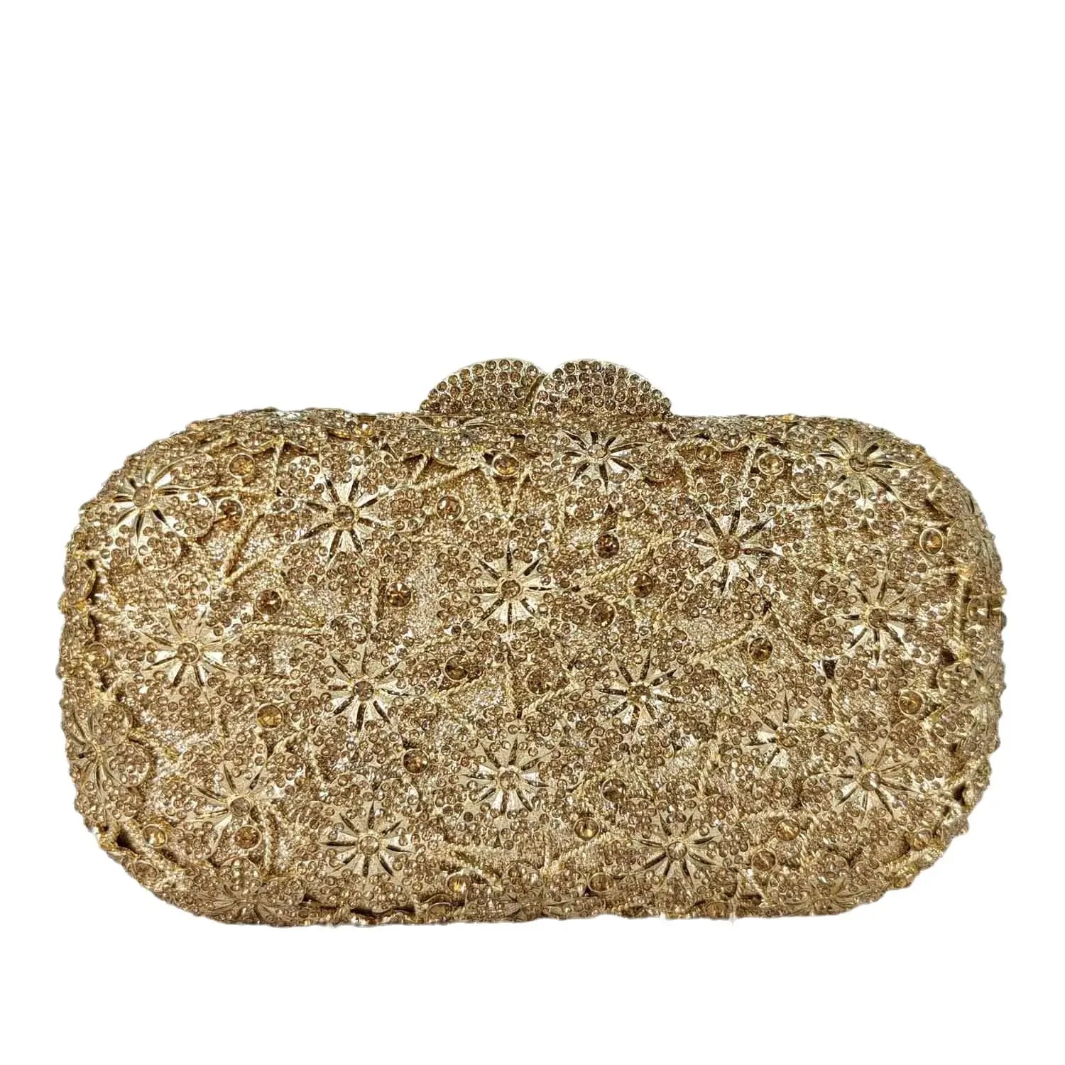Boutique de fgg flor cristal bolsas de embreagem para mulheres elegantes, sacos de noite de strass floral, bolsa dura minaudiere
