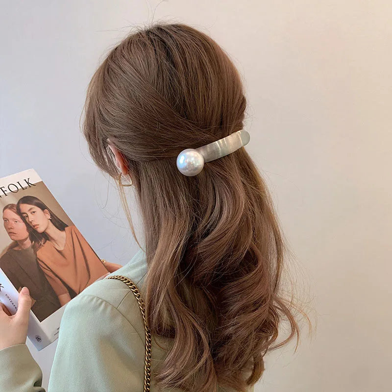 Presilha para Cabelo em Pérola