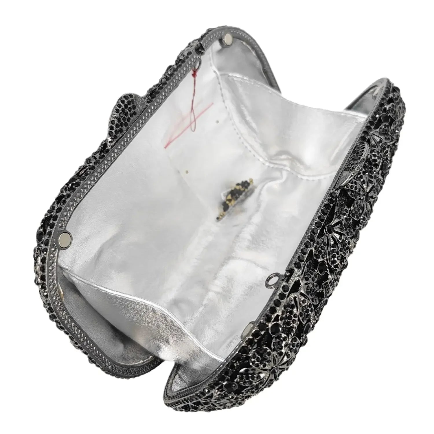 Boutique de fgg flor cristal bolsas de embreagem para mulheres elegantes, sacos de noite de strass floral, bolsa dura minaudiere