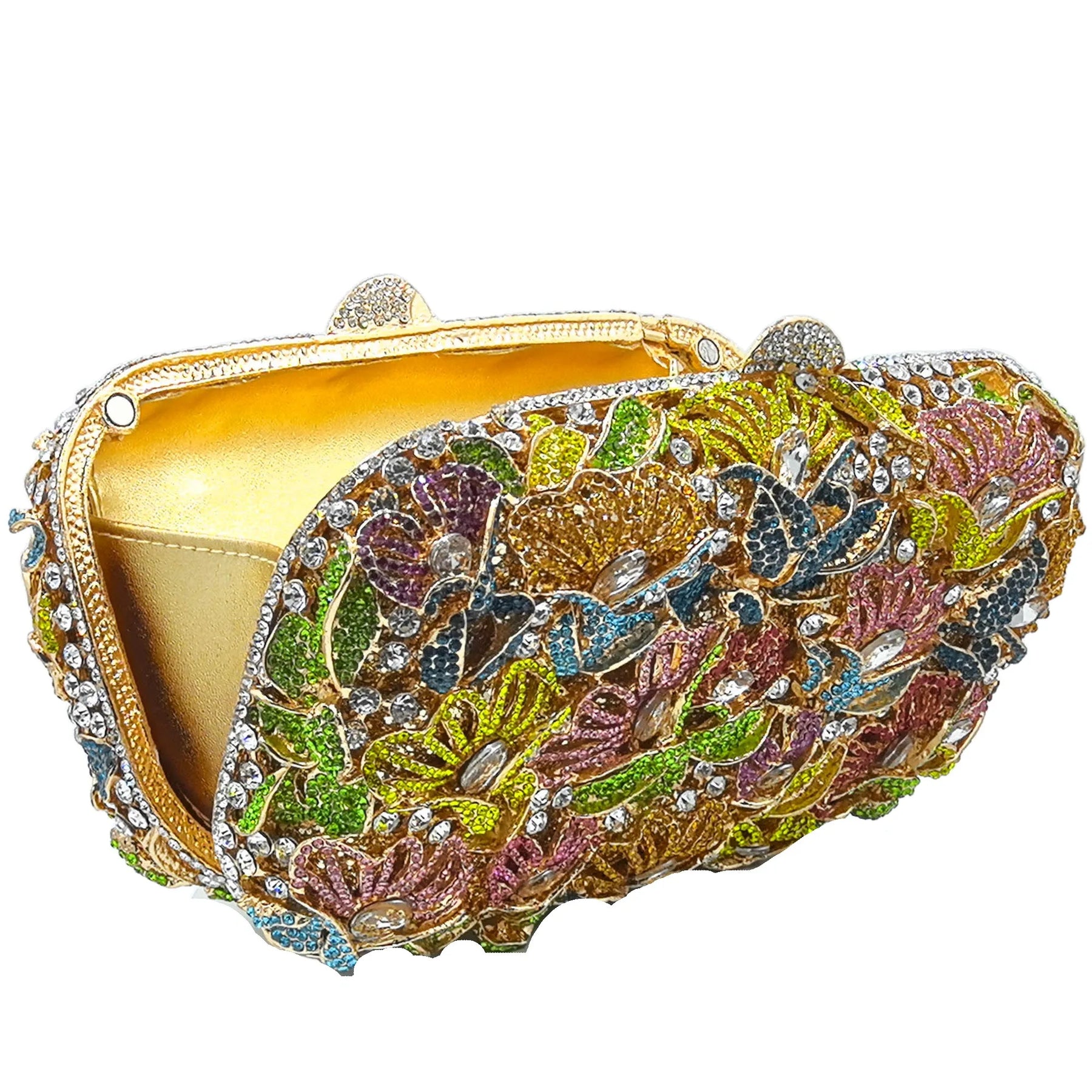Boutique de fgg flor bolsas de embreagem para mulheres sacos de noite hardcase strass embreagem festa casamento cristal bolsa embreagem