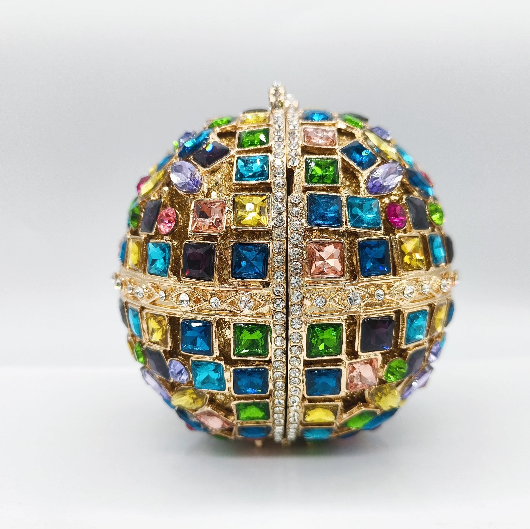 2025 novo design presente do dia das mães vitral strass embreagem em forma de sino oco diamante banquete baile de formatura senhoras saco de noite