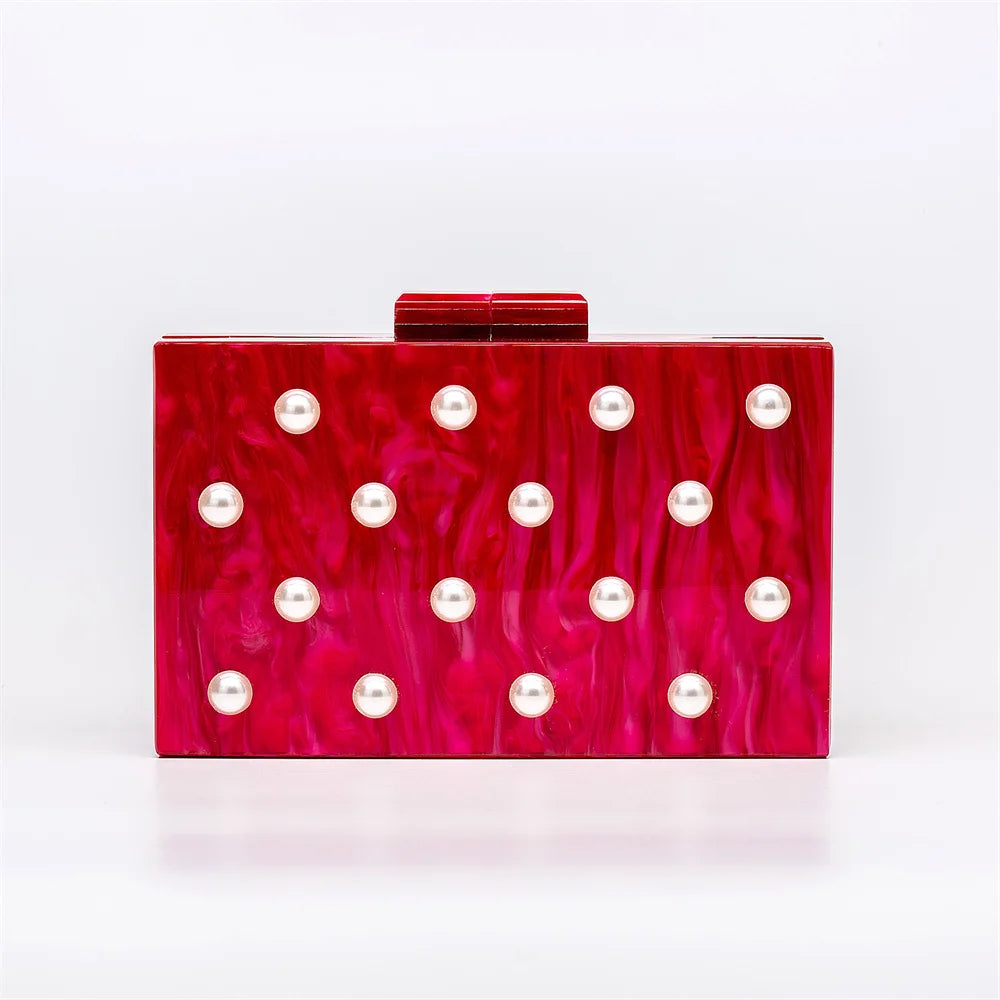 Caixa de acrílico mini aleta senhora gemas sacos ombro casamento noite bolsa feminina festa baile cruz corpo nupcial garras bolsa casamento