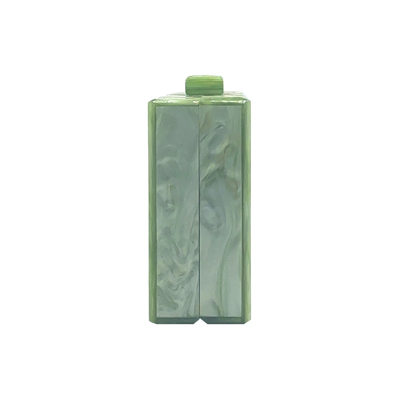 Bolsa crossbody acrílica para mulheres, bolsas de luxo, bolsa de moedas, verde puro, bolsa de ombro fofa, marca de moda, nova, 2022