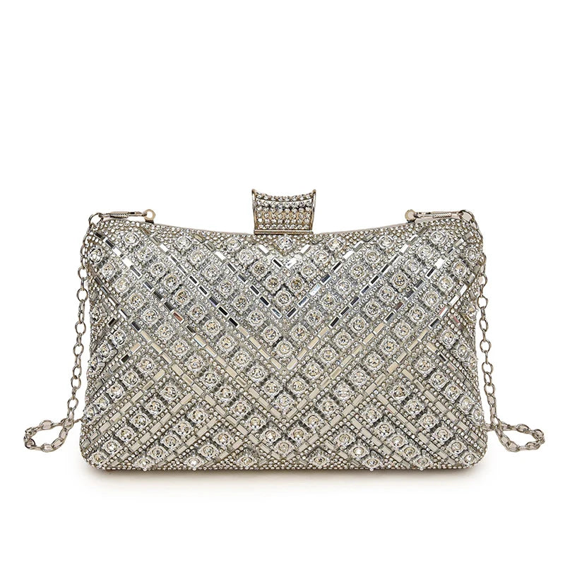Clutch Luxury Prata/Gold