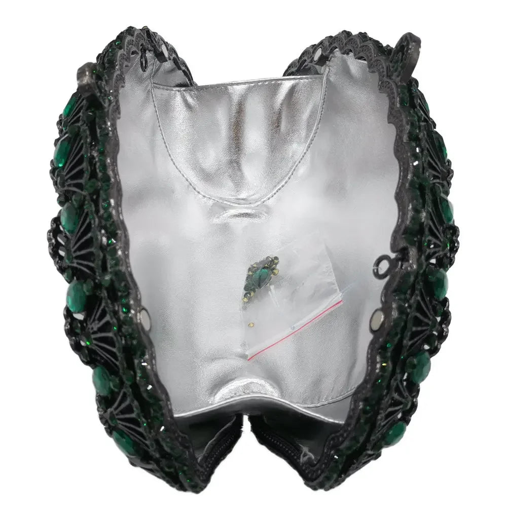 Boutique de fgg luz azul cristal sacos de embreagem para mulheres pavão noite bolsa nupcial casamento strass minaudiere bolsas saco