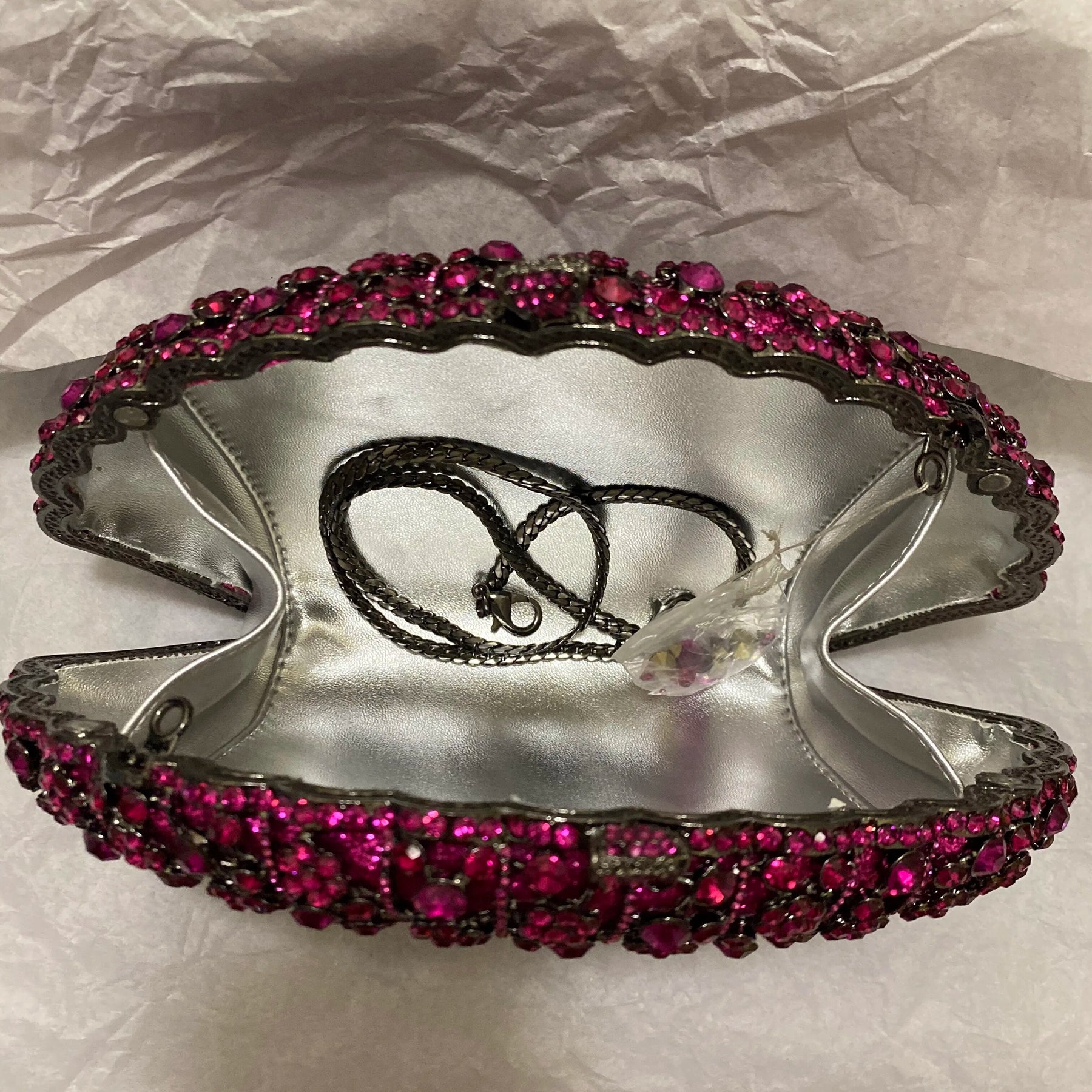 Bolsa Metal Clutch Uiara Painite