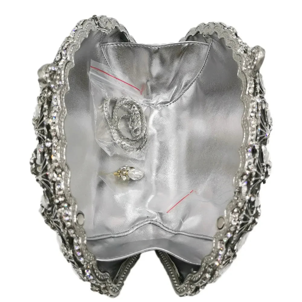 Boutique de fgg luz azul cristal sacos de embreagem para mulheres pavão noite bolsa nupcial casamento strass minaudiere bolsas saco