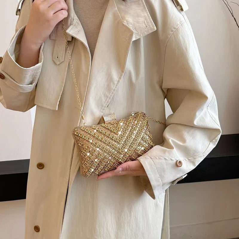 Clutch Luxury Prata/Gold