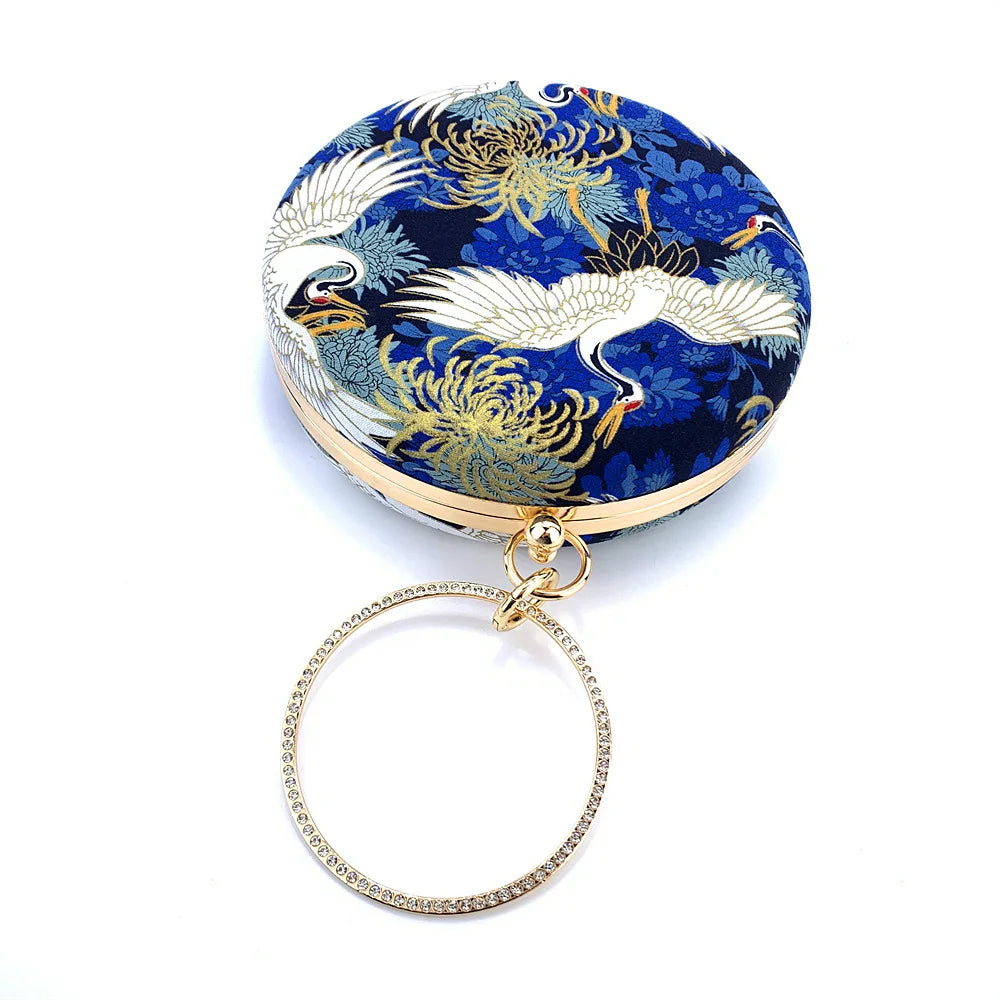 Saco clássico diamante círculo sacos chineses mãe mulheres professor presente saco sacos vintage bloqueio alça superior bolsas femininas