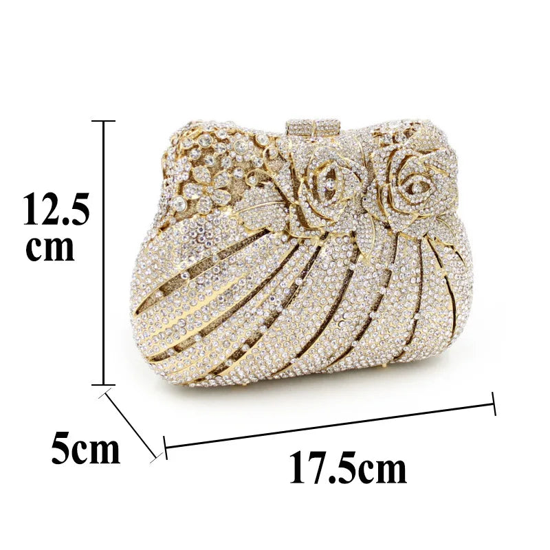 Clutch Cristal Floral