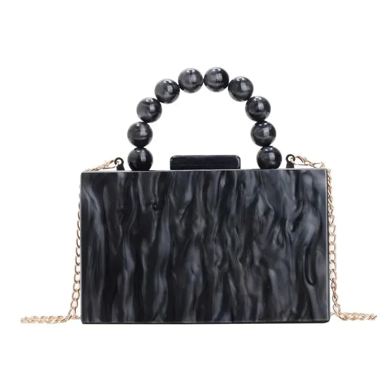 Caixa de acrílico saco de noite corrente bolsa de ombro crossbody saco de jantar marca dura nenhuma origem china bolsa