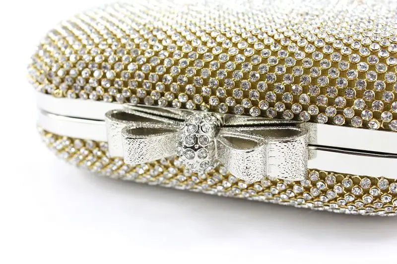 Bolsa de Mão Charm Moon G65 para Mulheres, Clutch de Noite com Diamantes Embutidos, Bolsa de Telefone Móvel Faion, Novo Est...
